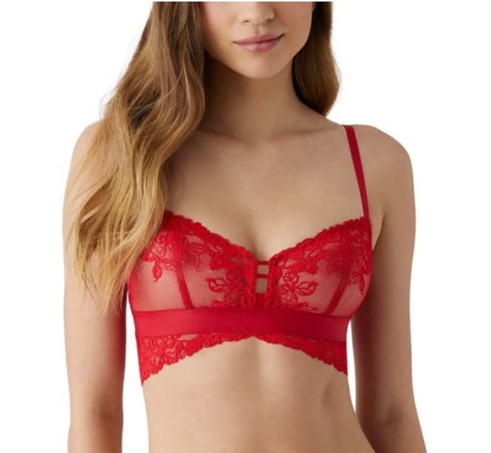 b.tempt'd Opening Act women’s  Bralette Haute Red (New)